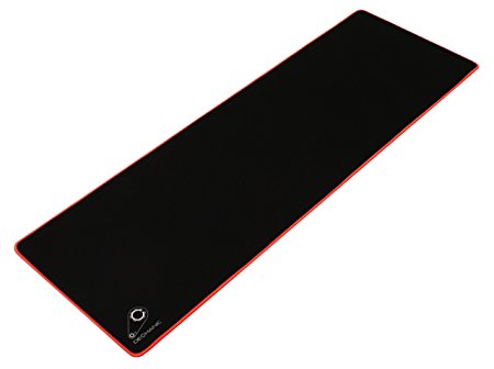 Dechanic Extended SPEED Soft Gaming Mouse Mat - 36"x12", Red