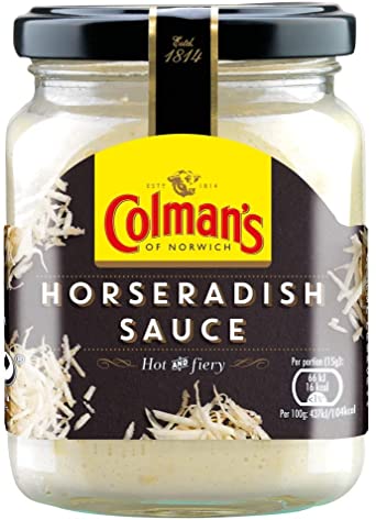 Colmans Horseradish Sauce Jar, 136 g