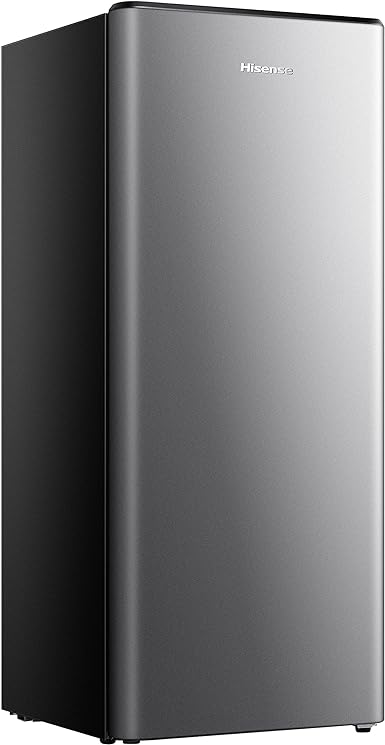 Hisense RC63C1GSE 6.3-cu ft Compact Refrigerator Stainless Steel Space-Saving Apartment Refrigerator Energy Star, Silver