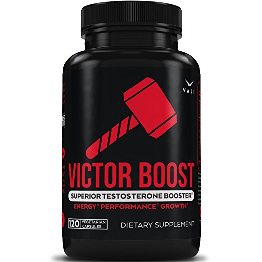 Testosterone Booster to Increase Free Test Levels for Men - 120 Veggie Capsules. Low Testo Supplement to Boost Natural Muscle Strength, Growth, Libido, Energy, Stamina, Burn Fat & Build Endurance