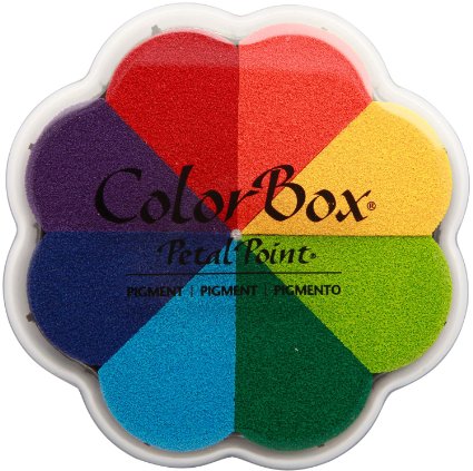 Clearsnap ColorBox Pigment Petal Point Option Inkpad 8-Color, Pinwheel