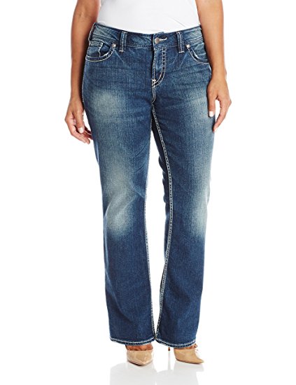 Silver Jeans Juniors Plus-Size Suki Mid-Rise Bootcut Jean
