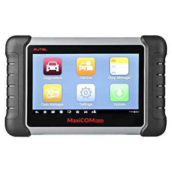 Autel OBD2 Scanner MaxiCOM MK808 Full System Diagnostic Tool Automotive Scanner IMMO/EPB/SAS/BMS/TPMS/DPF Service Code Reader Seven-inch Touchscreen Android Tablet With Update Online