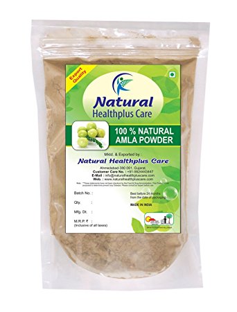 100% Natural Amla Fruit (EMBLICA OFFICINALIS) Powder as HAIR VITALIZER NATURALLY by Natural Healthplus Care (1/2 lb / 8 ounces / 227 g)