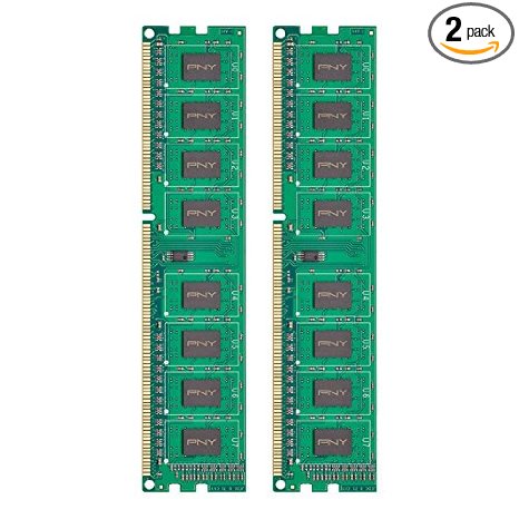 PNY Performance 16GB Kit (2x8GB) DDR3 1600MHz (PC3-12800) CL11 Desktop Memory - MD16GK2D31600NHS