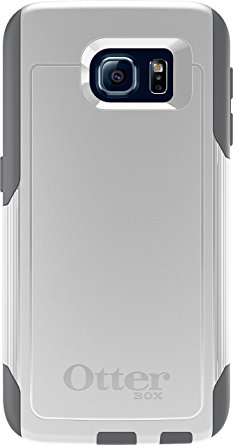 OtterBox COMMUTER SERIES for Samsung Galaxy S6 - Retail Packaging - Glacier (White/Gunmetal Grey)