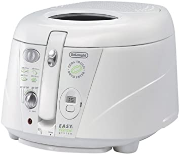 DeLonghi D895UX Cool-Touch ROTO Electric 1-1/2-Pound-Capacity Food Fryer,White