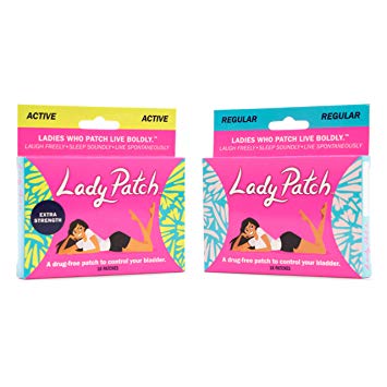 Lady Patch Bladder Control Patches (Drug Free) for Female Urinary Incontinence