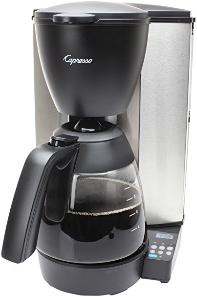 Capresso 484.05 MG600 Plus 10-Cup Programmable Coffee Maker with Glass Carafe