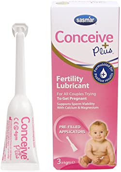 Conceive Plus Fertility Lubricant, Pre-filled Applicators 3x4gm