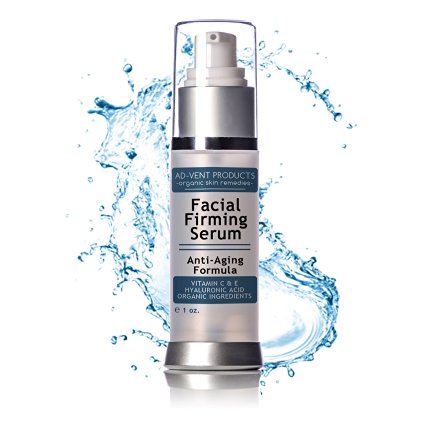 Facial Firming Serum for Ageless Looking Skin Organic Aging Creme Activates Collagen Firmer complexion Moisturizing Cream Skin Tightening Smooths & Reduces Wrinkles$4.00 Off 2 Bottles Code 8XKJ3IRR