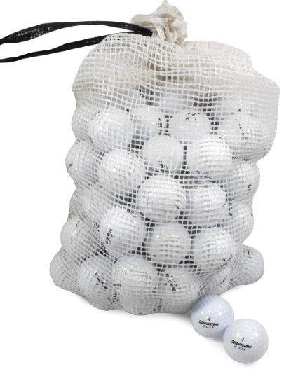 Bridgestone Recycled B/C Grade Golf Balls In Onion Mesh Bag (72 Piece), Assorted