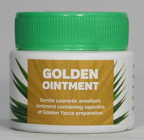Golden Ointment for Skin Care, Acne, Psoriasis, Eczema to Repair and Rejuvenate Your Skin