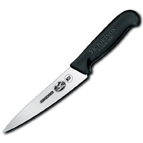 Victorinox Mini Chef's, 5" Blade, 1.25" At Black Fibrox Pro Handle