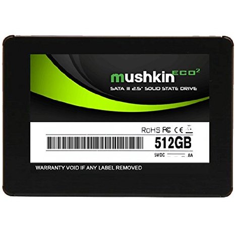 Mushkin 512GB Enhanced ECO2 25 SATA III Internal Solid State Drive SSD MKNSSDEC512GB