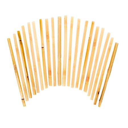 Raw Sugar Cane Swizzle Sticks - Pack of 20
