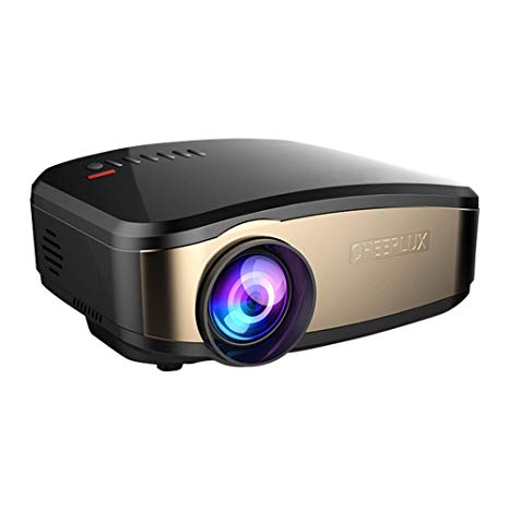 Wireless WiFi Video Projector, iBosi Cheng Portable Mini LCD Movie Video Projector Full HD 1080P LED Home Theater Projector with HDMI/USB/ VGA/AV Input for iOS Android Phone PC Laptop