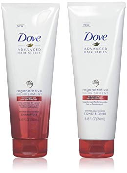 Dove Regenerative Nourishment Shampoo and Conditioner Set, 8.45 FL OZ each