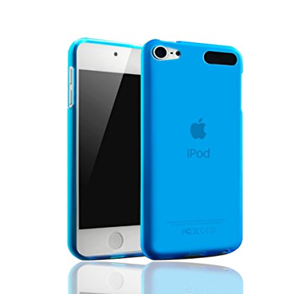 KuGi APPLE ipod touch 6 / 5 case - frosted style High quality ultra-thin Soft TPU Case for New iPod Touch 6th / 5th Generation. (Blue)