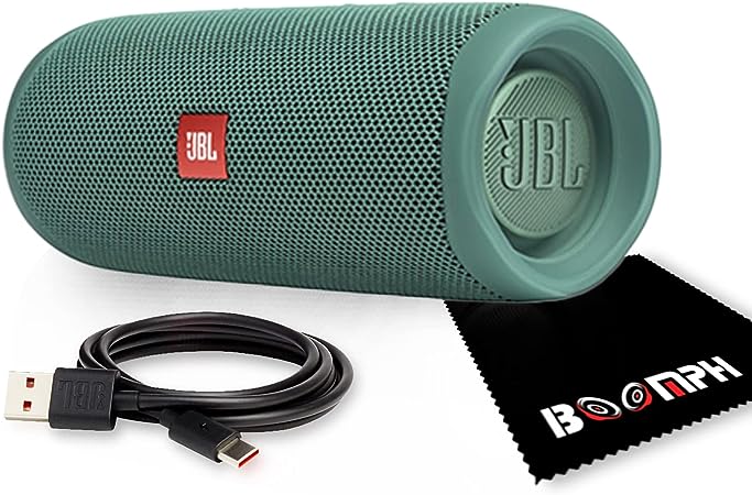 JBL Flip 5: Portable Wireless Bluetooth Speaker, IPX7 Waterproof - Eco Green Edition