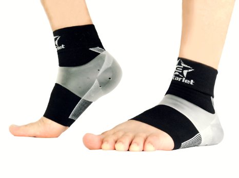 E-Starlet-Plantar Fasciitis Socks (1-pair), Best Plantar Fasciitis Compression for Man & Woman-Heel Arch Support/ Ankle Sock(Medium)