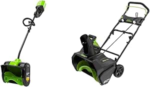 Greenworks PRO 20-Inch 80V Cordless Snow Thrower   Greenworks Pro 80V 12-Inch Cordless Snow Shovel