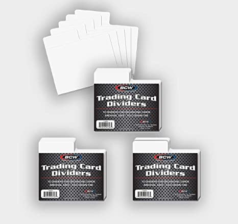 BCW Horizontal Card Dividers - 30 ct
