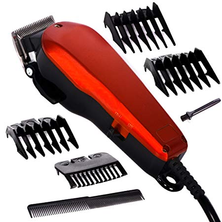 SJ Men Corded Electric Non Rechargeable Beard Mustache Hair Clipper Trimmer ABS Multi Color Regular Size 1 Pieces -127