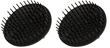 Denman Be-Bop Massage Brush, Twister, Shampoo Brush, 2 Pack