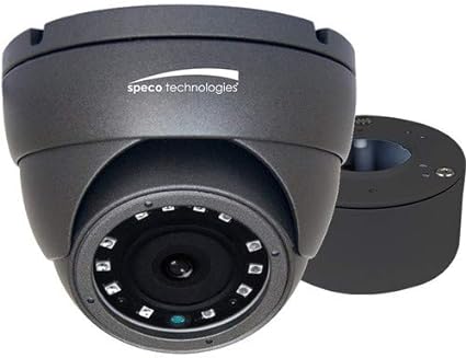 Speco Technologies VLDT4G 2MP Outdoor Analog HD Turret Camera with Night Vision (Dark Gray)