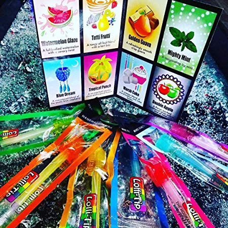 Lolli-Tip Candy Hookah Mouth Tips (All 12 Flavors)