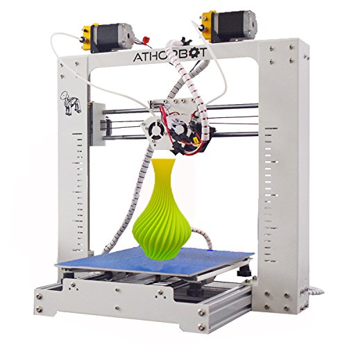 3D Printer, Dual Extruder 3d Printers Prusa i3 , Large Size 2 in 1 Mix Print Single/ Dual/ Mixed/ Graded Color, Athorbot Better Than Other cr-10 /10s, This isn't Mini Filament Diy Kit