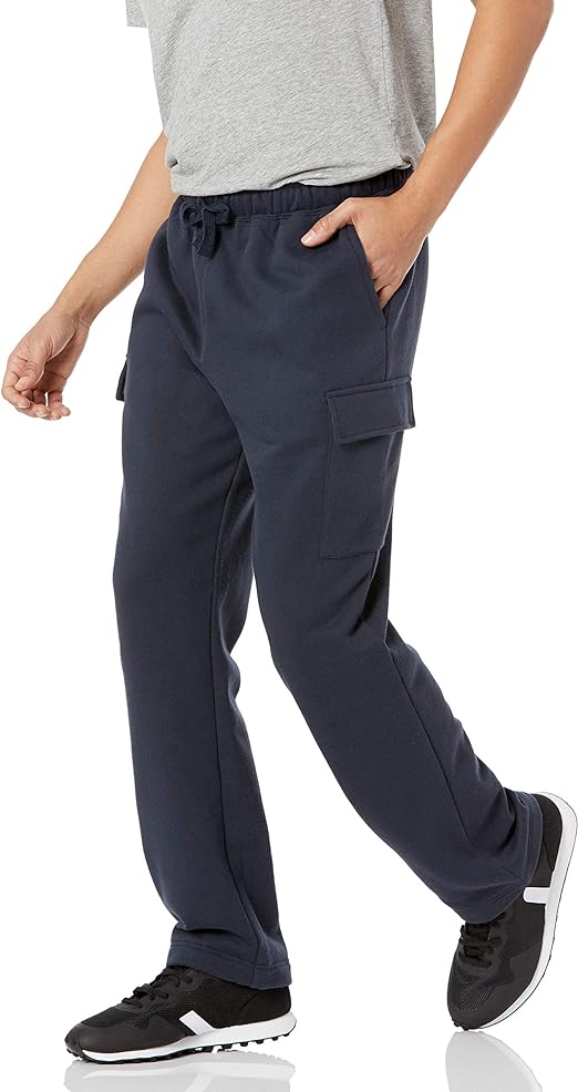 Amazon Essentials Mens Cargo Fleece Sweatpant