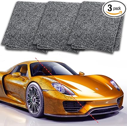 Nano Sparkle Cloth for Car Scratches, 2024 Nano Sparkle Cloth Scratch Remover Easily Repair Scratches Paint Residues Water Spots Remover, Nanosparklecloth Scratch Remover Erase Car Scratches