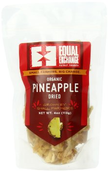 Equal Exchange Organic Dried Pineapple 4 Ounce