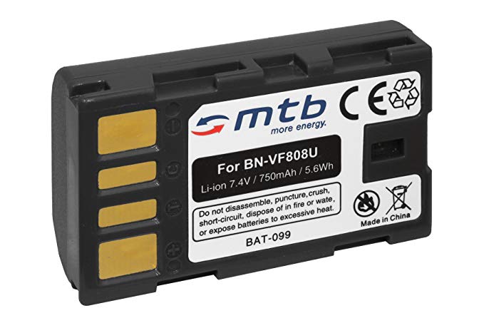 Battery BN-VF808 for JVC GZ-MG155, MG255, MG275, MG330, MG331, MG332