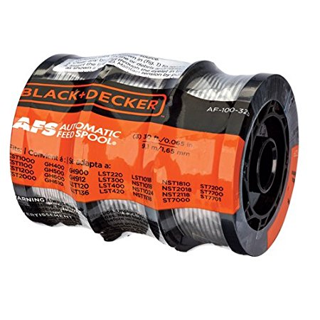 BLACK   DECKER AF-100-3ZP Replacement Auto Feed Spool, 3-Pack