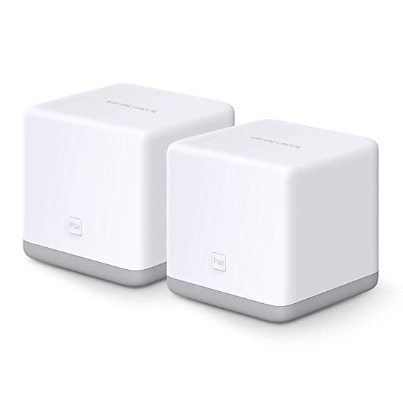 MERCUSYS Halo S3 Mesh WiFi System (Wi-Fi Router/Wi-Fi Extender/Wi-Fi Booster for Whole Home Mesh Network, 2-Pack, up to 2,200 sq ft Coverage, App Control, Parental Control, Easy Set Up)