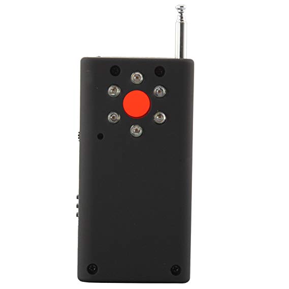 YuFei CC308 Anti-Spy Signal Bug RF Detector Hidden Camera Laser Lens GSM Device Finder - Mute Vibration   Beep   LED indicator , Earphone and Charger included