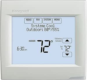 Honeywell TH8320R1003 VisionPro 8000 with RedLINK Digital Thermostat, White