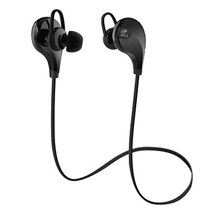 SoundPEATS Bluetooth Headphones Wireless Earphones Stereo Sport Earbuds with Mic (Bluetooth 4.1, 6 Hours Play Time, CVC 6.0 Noise Cancelling, Sweatproof) - [Upgraded Version]