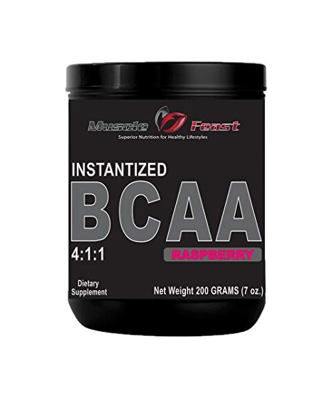 Muscle Feast Instantized BCAA Powder - New Flavors (Raspberry)