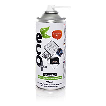 Air Duster Ecomoist (400ml), Excellent for Keyboards, Printers, Computer Components and Other Office Equipment, Laptop Cleaner | PC Cleaning Kit