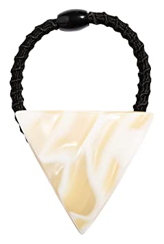France Luxe Triangle Ponytail Holder - Classics, Alba