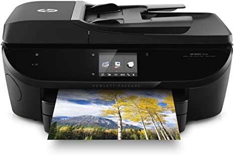 HP Envy 7640 Wireless All-in-One Photo Printer with Mobile Printing, HP Instant Ink or Amazon Dash replenishment ready (E4W43A)