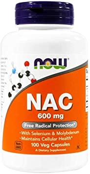 Now Foods NAC 600 mg - 100 Vcaps 2 Pack