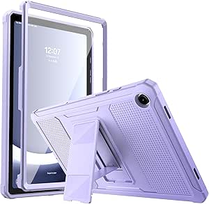 MoKo Case Fit Samsung Galaxy Tab A9 Plus 11-Inch 2023 (SM-X210/X216/X218), Shockproof Full Body Rugged Stand Back Cover Built-in Screen Protector Fit Galaxy Tab A9  11" 2023, Taro Purple