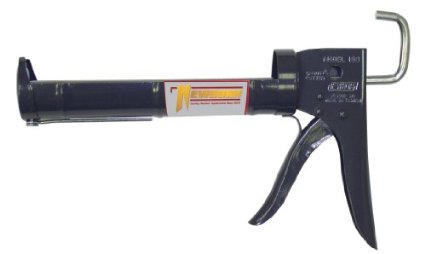 Newborn 188 Super Ratchet Rod Cradle Caulking Gun, 1/10 Gallon Cartridge, 6:1 Thrust Ratio