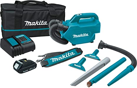 Makita XLC07SY1 18V LXT Lithium-Ion Compact Handheld Canister Vacuum Kit (1.5Ah)