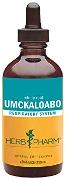 Herb Pharm Certified Organic Umckaloabo Extract for Respiratory System Support - 4 Ounce